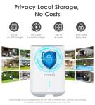 4K Solar-Powered Wireless Outdoor Security Cameras