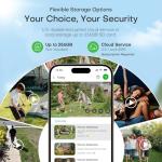 HomiQ 5MP Window Camera with AI Night Vision