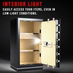 Large Fireproof Wifi Smart Safe with Drawer