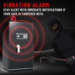 Large Fireproof Wifi Smart Safe with Drawer