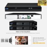 32-Channel 4K Security Camera System with Night Vision