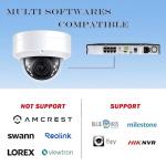 4K 8MP Outdoor PoE Vandal Dome Camera