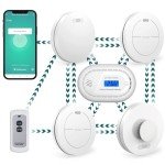Safeliveo Wireless Interlinked Smoke and CO Alarm 6-Pack
