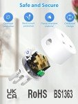 Smart WiFi Plugs with Energy Monitoring - 4 Pack