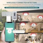 Safeliveo Wireless Interlinked Smoke and CO Alarm 6-Pack