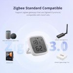2 Pack Zigbee Smart Temperature and Humidity Sensors