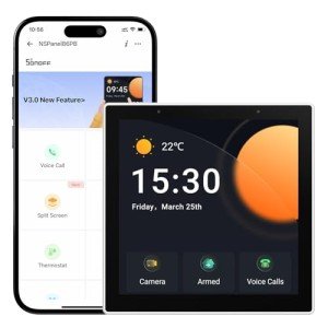 Smart Home Control Panel with Security Features