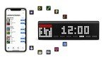 Smart Home Wi-Fi Clock by LaMetric, Black