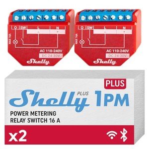Smart Relay Switch with Power Metering (2 Pack)