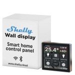 Shelly Black Smart Home Control Panel with Display