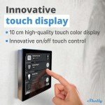Shelly Black Smart Home Control Panel with Display