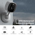 AOQEE 2K Waterproof Outdoor Security Camera