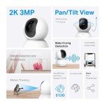 Tapo 2K Indoor Camera with Night Vision - 2 Pack