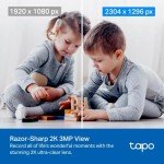 Tapo 2K Indoor Camera with Night Vision - 2 Pack