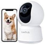 LAXIHUB 2K Pet Camera with App and Night Vision