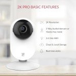 YI Pro 2K Indoor Security Camera with Night Vision