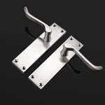 Brushed Nickel Mortice Door Lock and Handle