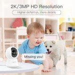 LAXIHUB 2K Pet Camera with App and Night Vision