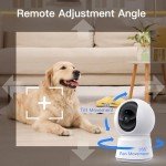 LAXIHUB 2K Pet Camera with App and Night Vision