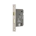 Sash Mortice Door Lock with Keys - Satin Nickel