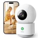 AOSU 2K Indoor Security Camera with Smart Tracking