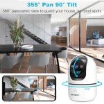 GENBOLT 2K Indoor WiFi Security Camera with Audio