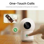 AOSU 2K Indoor Security Camera with Smart Tracking