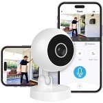 Indoor Smart Security Camera with Night Vision