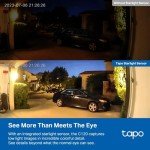 Tapo 2K Smart AI Outdoor/Indoor Security Camera
