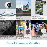 Indoor Smart Security Camera with Night Vision