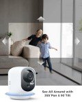 2K Indoor Wireless Security Camera with AI Recognition