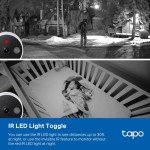 Tapo 2K Smart AI Outdoor/Indoor Security Camera