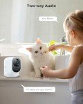 2K Indoor Wireless Security Camera with AI Recognition