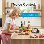 360° Indoor Security Camera with Night Vision and Audio
