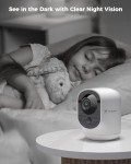 2K Indoor Wireless Security Camera with AI Recognition