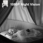 360° Indoor Security Camera with Night Vision and Audio