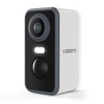 Wireless 2K Outdoor Security Camera with Siren