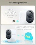2K Indoor Wireless Security Camera with AI Recognition