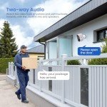 Wireless 1080P Outdoor Security Cameras with Audio