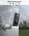 Wireless 2K Outdoor Security Camera with Siren