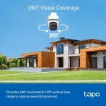 Tapo 2K Smart Outdoor Security Camera with Motion Tracking