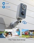 Wireless 2K Outdoor Security Camera with Siren