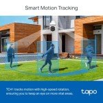 Tapo 2K Smart Outdoor Security Camera with Motion Tracking