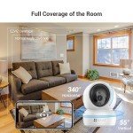 EZVIZ Wireless Indoor Security Cameras - 2 Pack