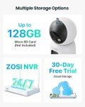 ZOSI 360° Dual-Lens WiFi Security Camera