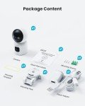 ZOSI 360° Dual-Lens WiFi Security Camera