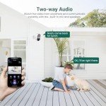 SJCODE 1080p Security Camera with Human Detection