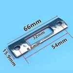 Universal Aluminum Door Latch Strike Plate for Security