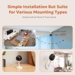 Owltron 2K Indoor Security Cameras - 2 Pack