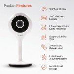 Time2 Sophia Indoor WiFi Security Camera 1080P